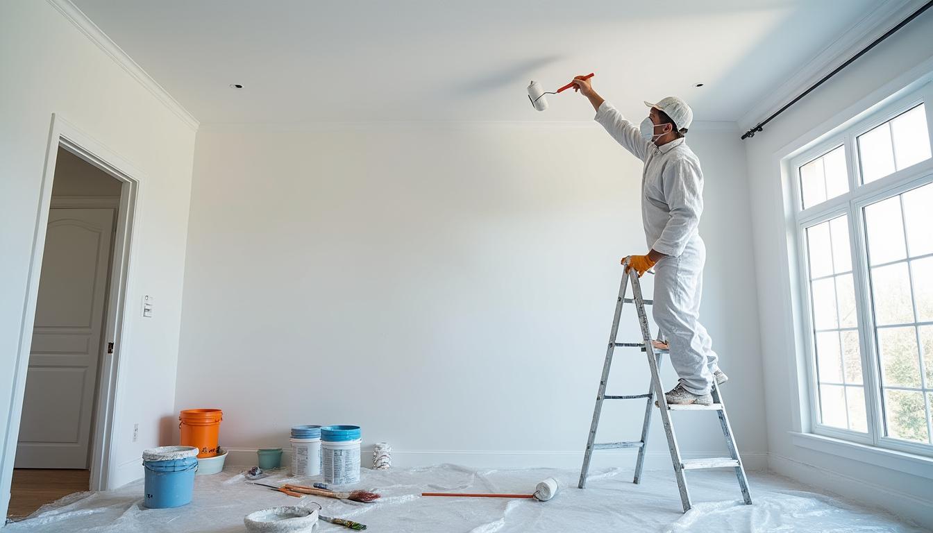 découvrez nos conseils pratiques pour bien préparer et peindre votre plafond, afin d'obtenir un fini impeccable et durable.