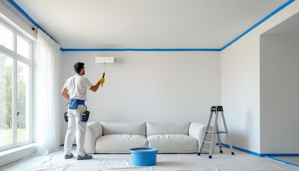 Comment bien préparer et peindre un plafond pour un résultat parfait