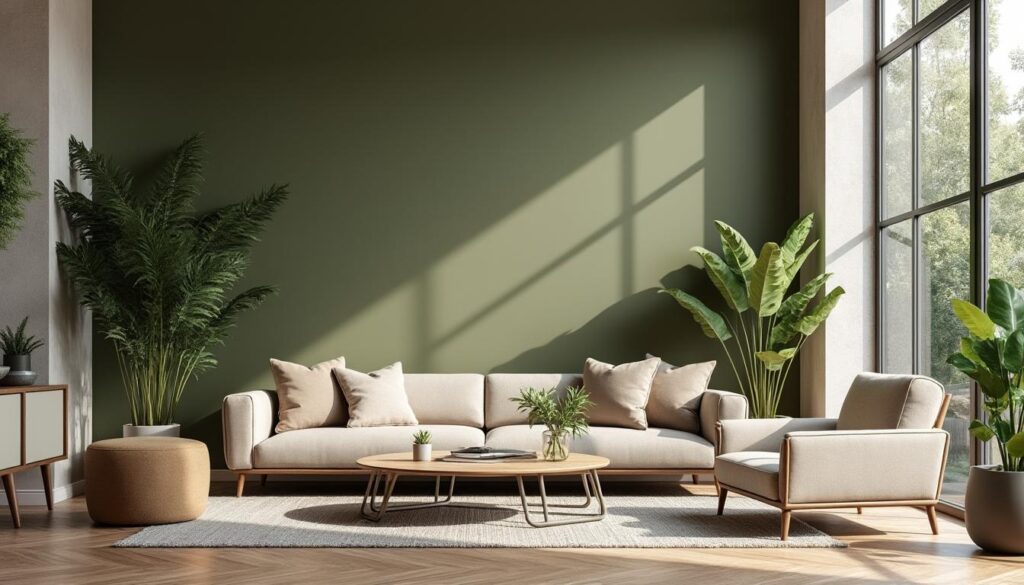 Comment choisir et utiliser la peinture vert olive pour sublimer votre intérieur