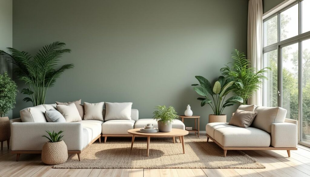 Peinture vert sauge : comment l’intégrer harmonieusement dans votre décoration intérieure