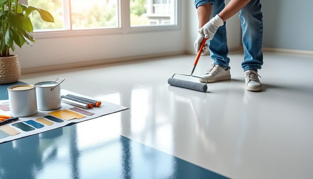 Comment bien choisir la peinture pour un sol durable et esthétique