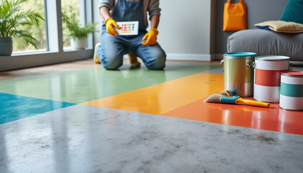 Comment choisir la peinture idéale pour un sol durable
