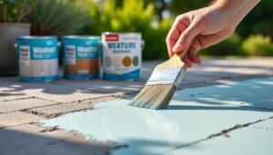 Comment choisir la peinture idéale pour un sol extérieur durable