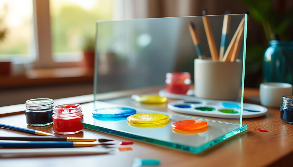 Découvrir les bases de la peinture sur verre pour débutants