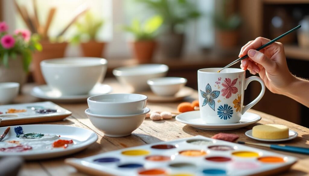 Les techniques essentielles pour réussir la peinture sur céramique