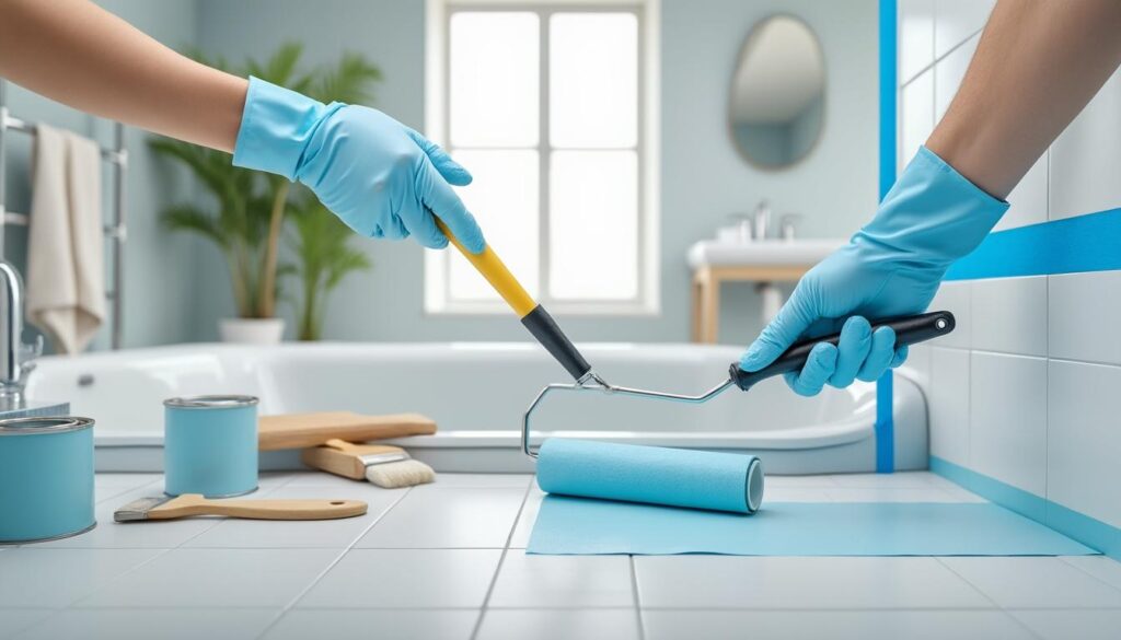 Peindre du carrelage dans la salle de bain : guide pratique et astuces efficaces