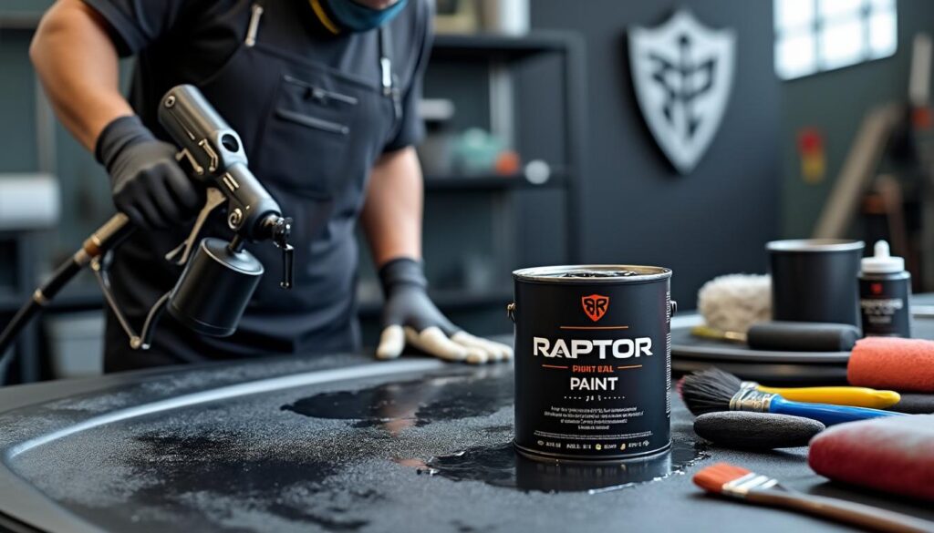 Tout savoir sur la peinture raptor : avantages, application et entretien