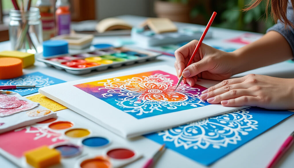 Comment réussir ses créations avec un pochoir peinture
