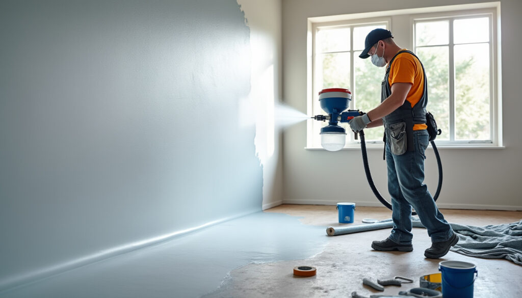 Peinture airless : comment choisir le bon équipement et réussir vos travaux