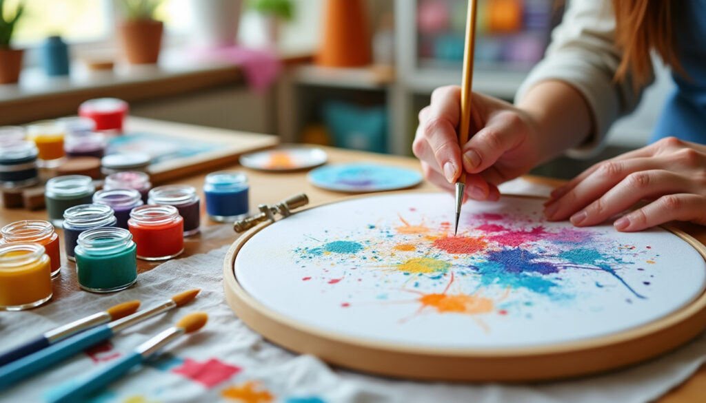 Peinture textile : techniques et astuces pour débuter