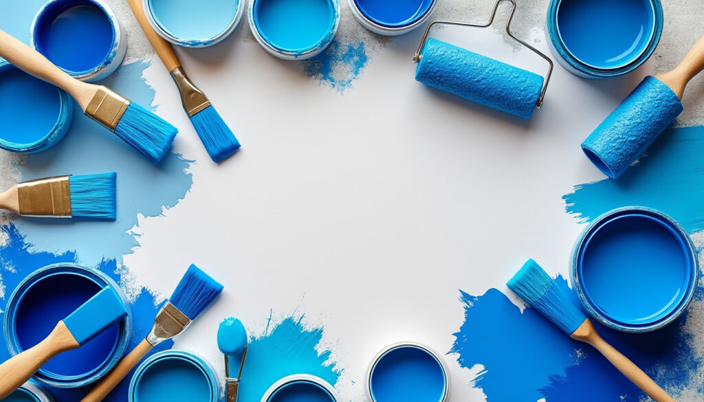Tout savoir sur la peinture bleu et ses usages