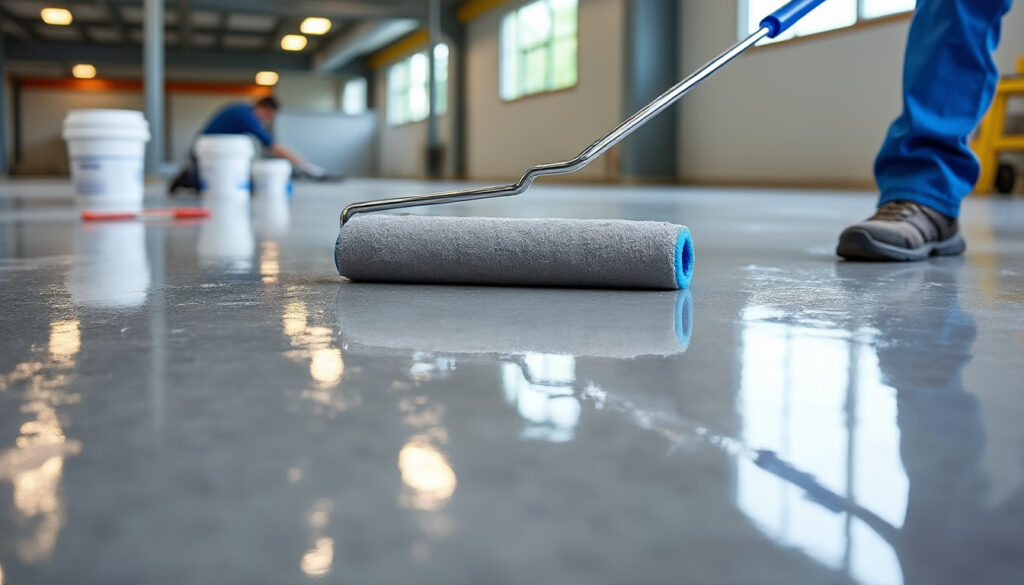 Tout savoir sur la peinture epoxy pour sol : avantages et application