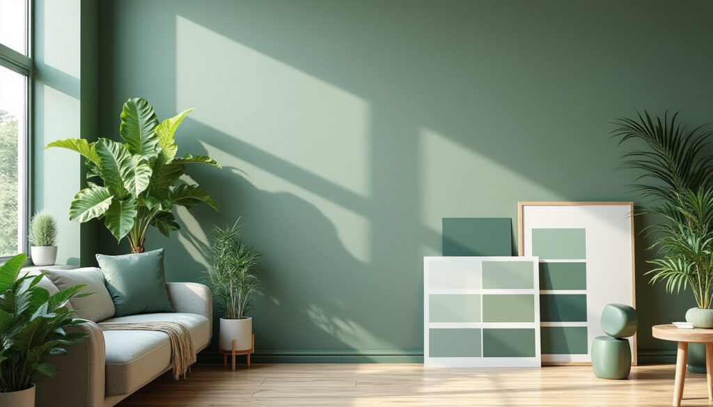Vert sauge peinture : comment choisir la teinte idéale pour votre intérieur