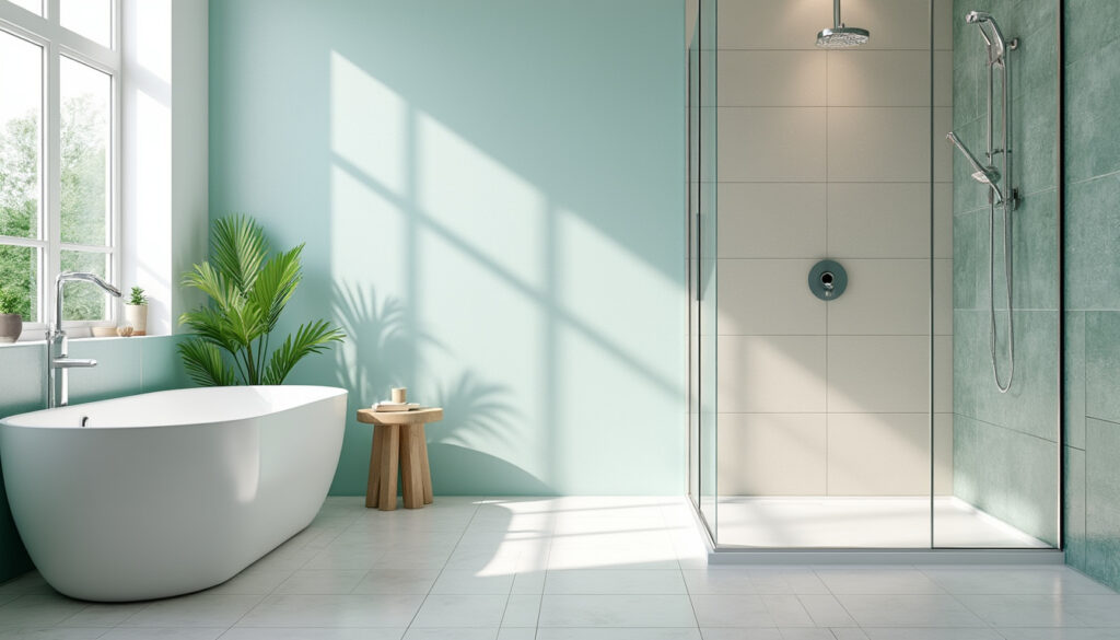 Comment choisir la peinture idéale pour une salle de bains durable et esthétique