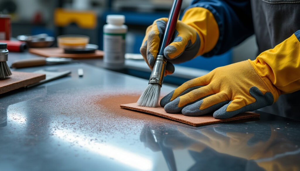 Peinture fer : comment bien préparer et protéger vos surfaces métalliques