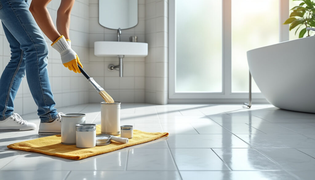Peinture pour carrelage salle de bain : guide complet pour réussir votre rénovation